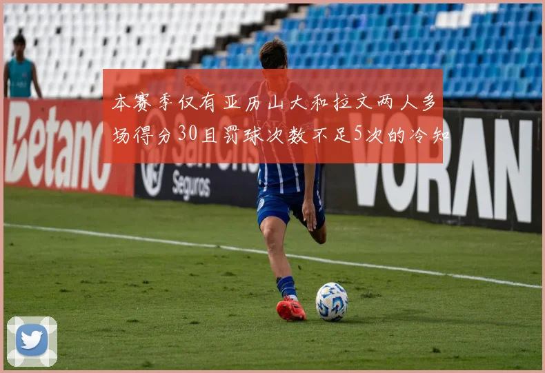 本赛季仅有亚历山大和拉文两人多场得分30且罚球次数不足5次的冷知识